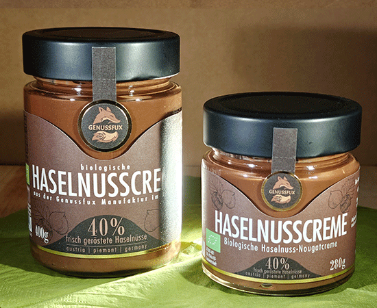 Produktfoto Genussfux Haselnusscreme