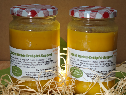 Produktfoto Kürbis-Erdäpfel-Suppe