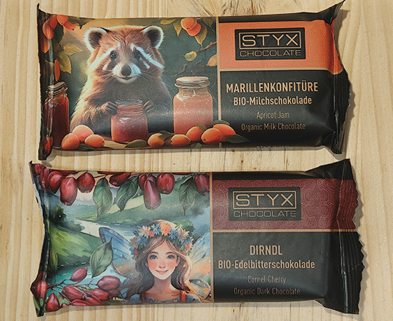 Produktfoto Schokolade von Styx